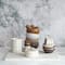Hello Honey® 12oz. Multicolor Stoneware Mugs with Checkered Pattern, 4ct.